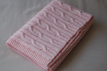 DK Cable Baby Blanket