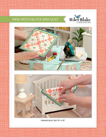 Riley Blake Nine-Patch Block Mini Quilt - Downloadable PDF