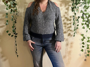 Häkelanleitung Cold-Shoulder-Sweater "Rebel Yell"