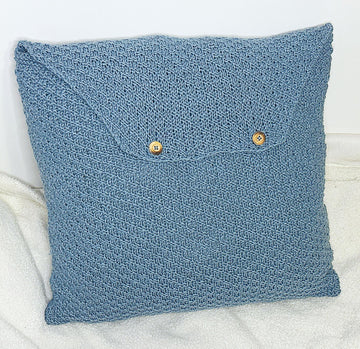 Double Moss Stitch Cushion