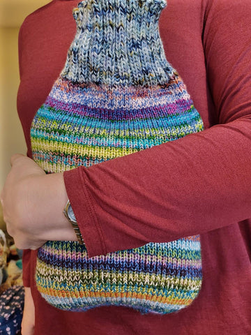Scrappy Hot Water Bottle Cozy