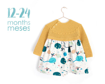 Size 12-24 months - Prehistoric Bodice / Sweater