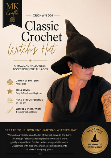 Witches crochet hat