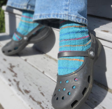 Ribby Plain Vanilla Socks