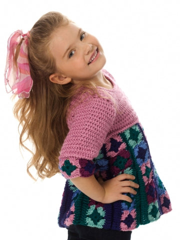 Just Plain Fun Child's Top in Caron Simply Soft and Simply Soft Collection - Downloadable PDF