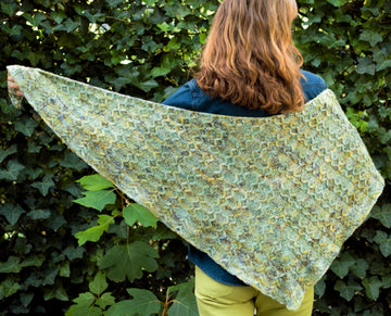 Prospect Park Shawl in Malabrigo Worsted - Downloadable PDF