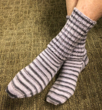 Heel Flat Socks in Plymouth Yarn Andes Socks - F851 - Downloadable PDF
