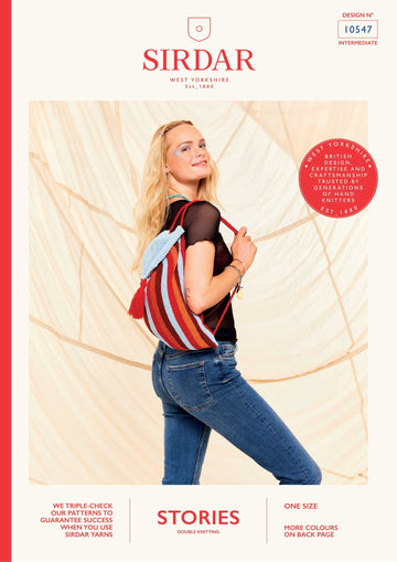 Backstage Pass Bag in Sirdar Stories DK in Sirdar - 10547 - Downloadable PDF
