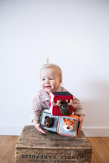 Canadiana Amigurumi Stacking Blocks