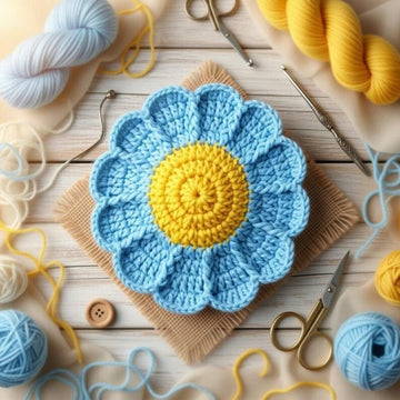 Crochet iPod Flower Bag Pattern – Mini Retro Pouch PDF + Video Tutorial
