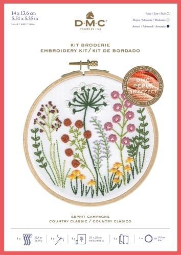 DMC Country Classic Embroidery Kit with Hoop