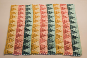Mosaic Crochet Bath Mat