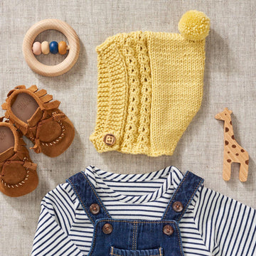 Pixie Baby Bonnet Knitting Pattern