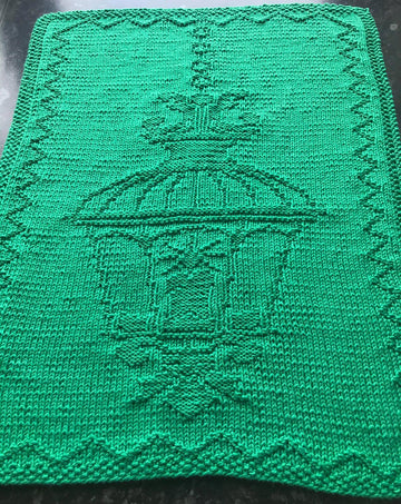 Nr. 595 – Christmas lamp guest towel