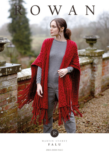 Falu Wrap in Rowan Pure Wool Superwash Worsted - Downloadable PDF