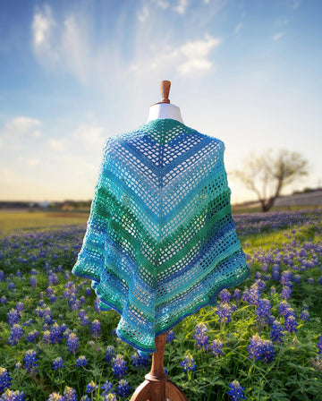 Texas Bluebonnet Shawl
