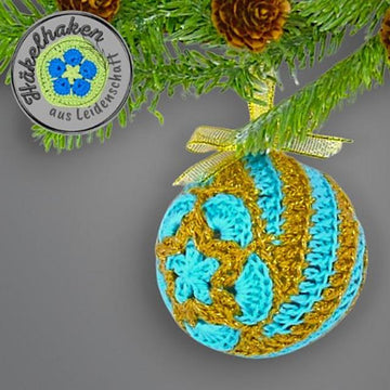 Christmas Balls Ornaments with African Flowers