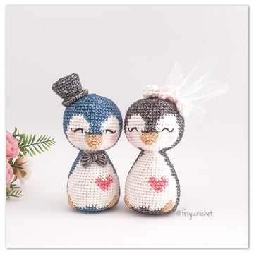 Little Penguin wedding couple