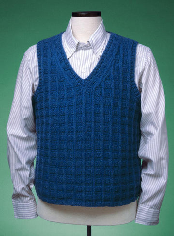 Textured V-Neck Vest #151