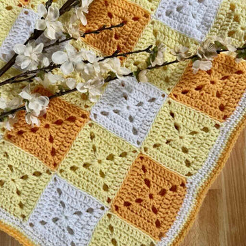 Granny Gingham Baby Blanket