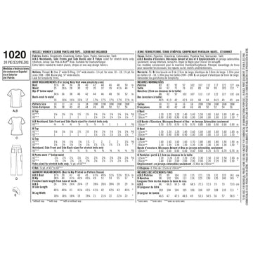 Simplicity Women's and Plus Size Scrubs 1020 - Sewing Pattern