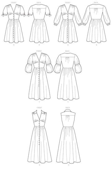 McCall's Misses' Dresses M7974 - Sewing Pattern