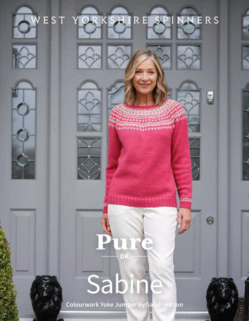 Sabine Colourwork Yoke Jumpers in West Yorkshire Spinners Bo Peep Pure - DBP0238 - Downloadable PDF
