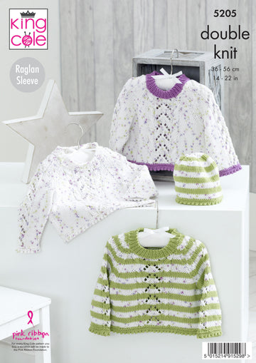 Sweaters & Hat in Cottonsoft Candy DK & Cottonsoft DK - 5205 - Downloadable PDF