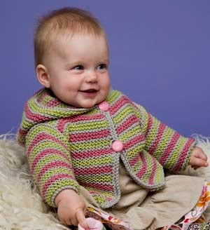 Hoodie in Lion Brand Cotton-Ease - 60553A