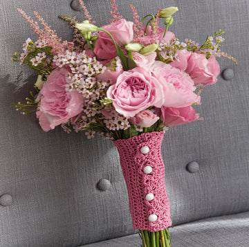 Bridal Bouquet Wrap in Aunt Lydia's Fashion Crochet Thread Size 3 - LC4279 - Downloadable PDF