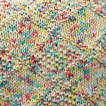 Diamond Splash Baby Blanket in Cascade Yarns Nifty Cotton Splash - W757