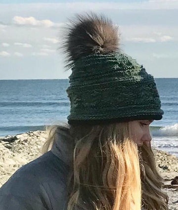 Spirit pom pom hat