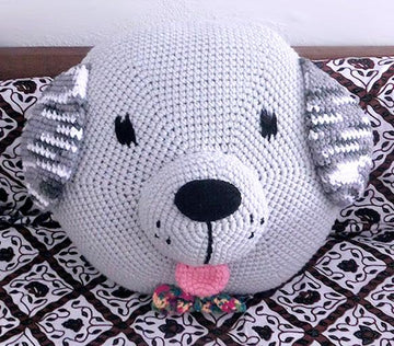 Crochet Dog Pillow cushion