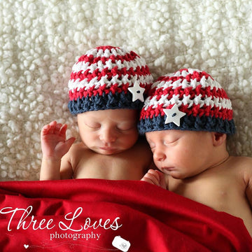 Patriotic "Stars & Stripes" Beanie