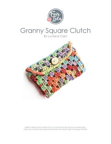 Granny Square Clutch