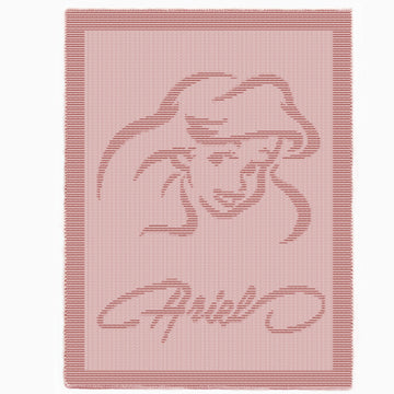 Ariel The Little Mermaid Blanket Knit Pattern