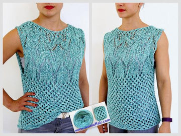 Strickanleitung - Sommershirt PAZIFIC – ruckzuck gestrickt - S/M und L/XL – No.169