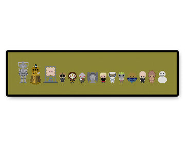 Doctor Who Villains Bite Size - PDF Cross Stitch Pattern