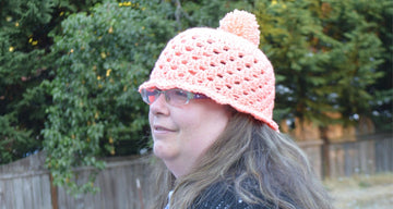 Peach Cluster Hat