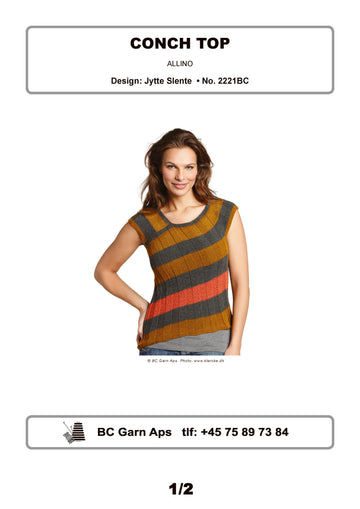 Conch Top in BC Garn Allino - 2221BC - Downloadable PDF