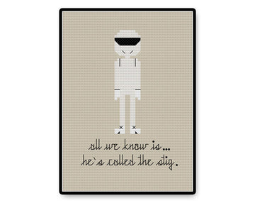 The Stig - PDF Cross Stitch Pattern