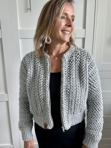 Zipper Bomber Sweater