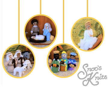 Christmas Nativity Stable Scene Knitting Pattern Snoo's Knits