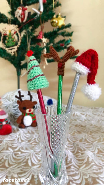 Christmas Tree Pencil Puppet / Pencil Topper