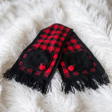 Plaid Pocket Shawl