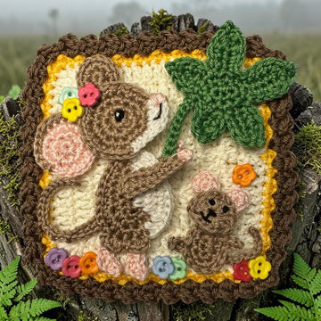 Granny Square Mouse Crochet