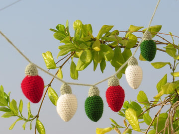 Christmas lights garland