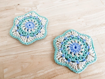 May Flowers Coasters Crochet Pattern