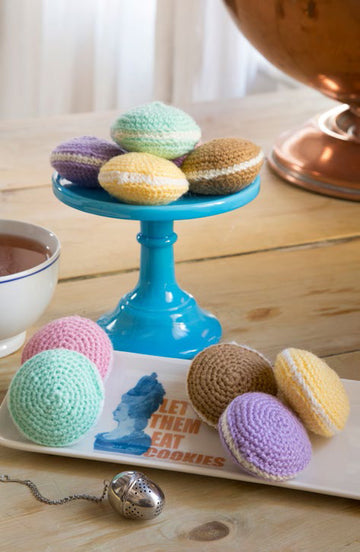 Adorable Macarons in Red Heart Anne Geddes Baby - LW4200 - Downloadable PDF