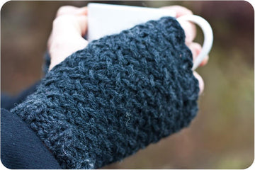 North Sea Kippers Herringbone Fingerless Gloves